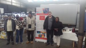 KIRAN Outreach at Sunday Market Cardiff